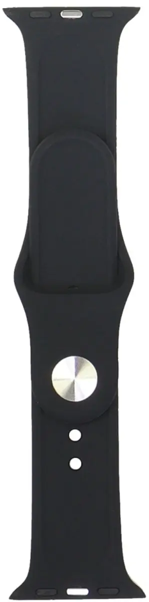 Audi Sportband Apple Watch 40-42mm - Zwart Siliconen - afbeelding 3 van 5