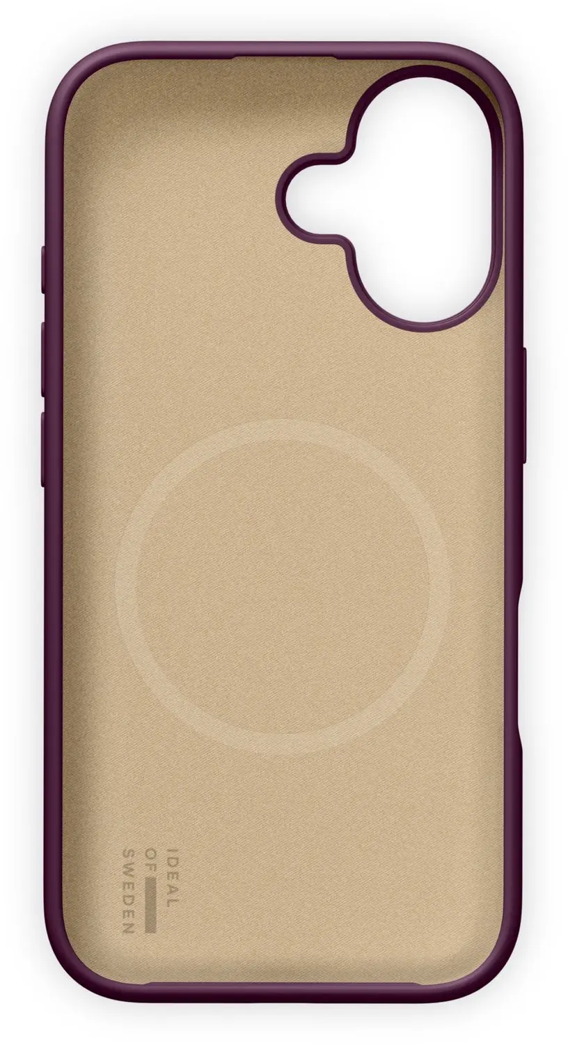 iDeal of Sweden Soft Swirl Silicone Hoes iPhone 16 - Velvet Plum - afbeelding 5 van 6