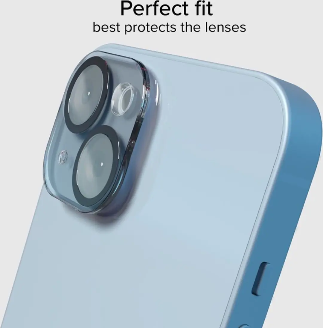 SBS D3O Gehard Glas iPhone 15/15 Plus met Frame - Krasbestendig - afbeelding 3 van 6