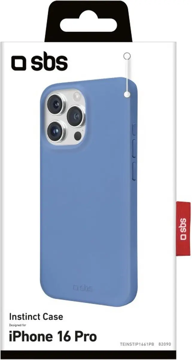 SBS TEINSTIP1661PB iPhone 16 Pro Hoes - Blauw - afbeelding 2 van 2