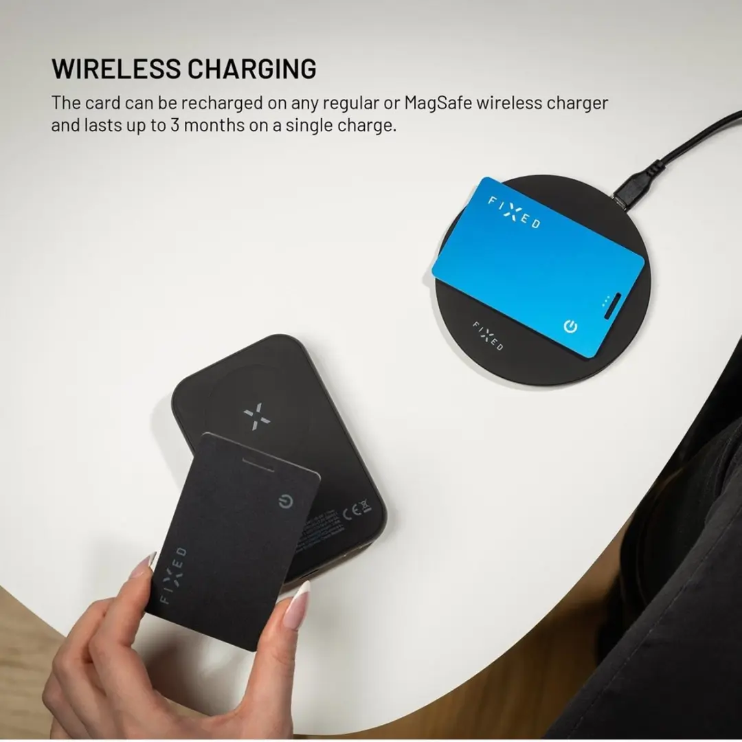 Fixed Tag Card 2 Bluetooth Tracker - Zwart - afbeelding 2 van 4