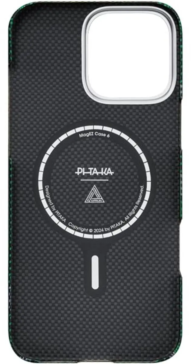 Pitaka Tactile Woven Case Re-TROS Refining iPhone 16 Pro Max - Transparent - afbeelding 2 van 5