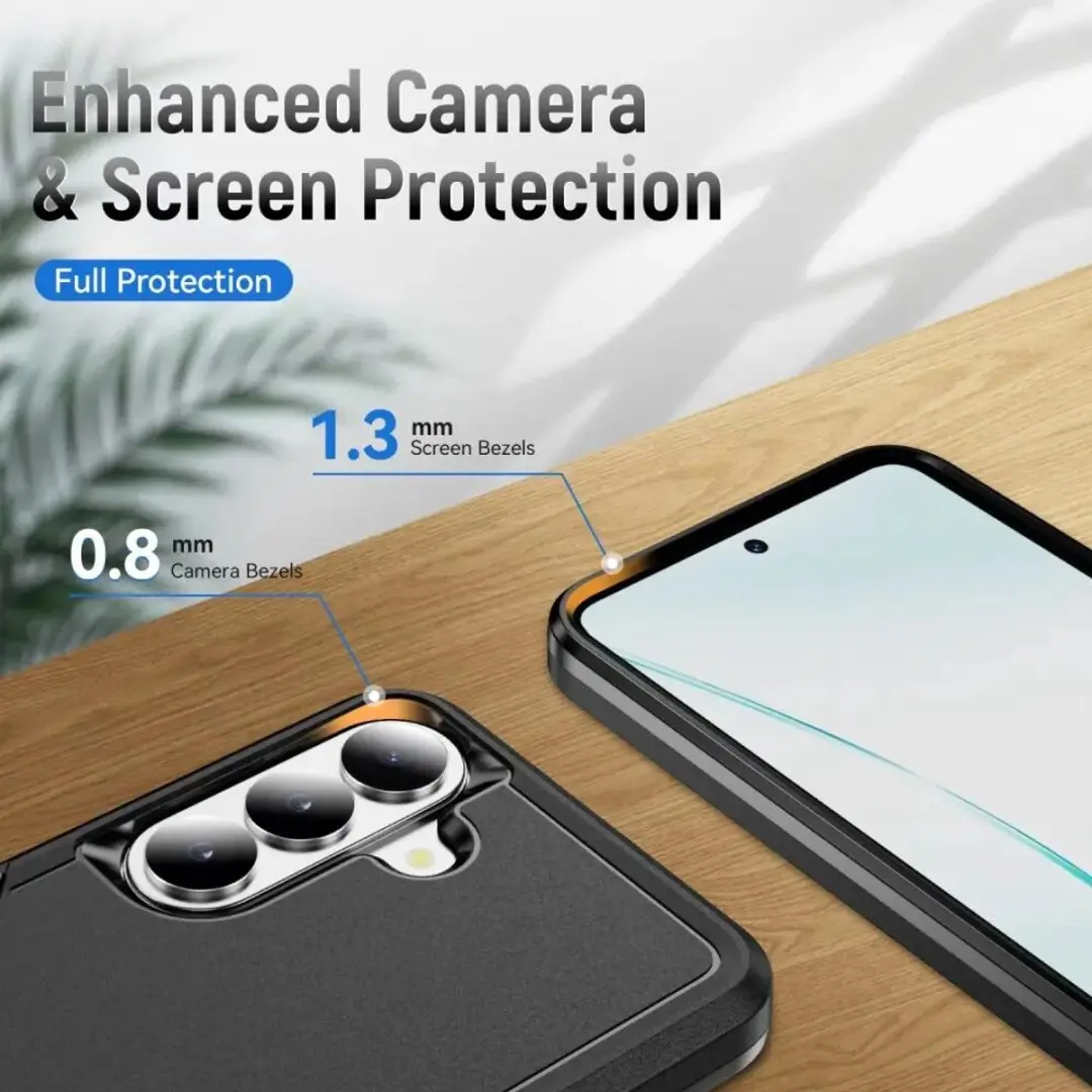 Selected Back Cover Samsung Galaxy S26 FE Rugged Hoesje - Zwart - afbeelding 6 van 6