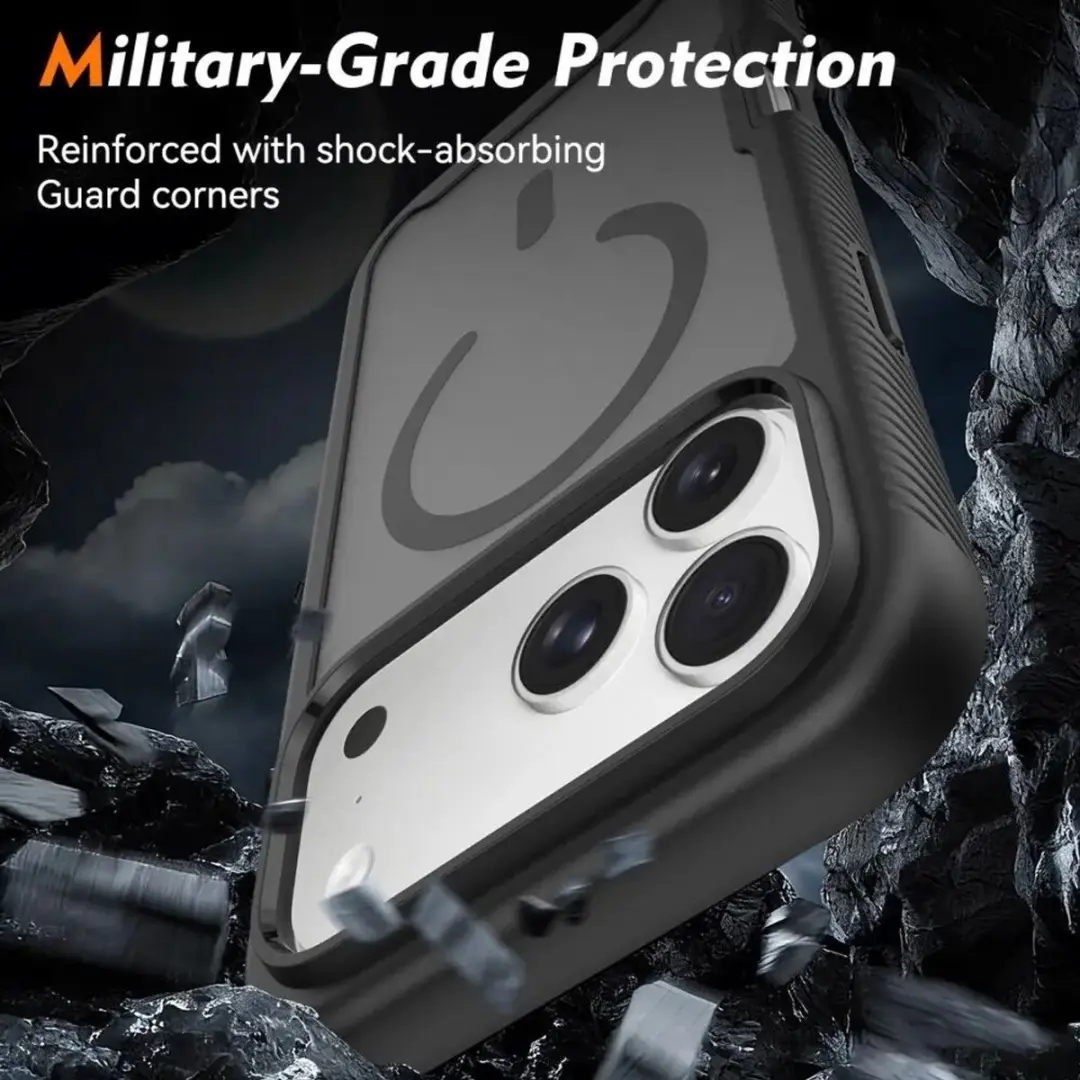 Selected by GSMpunt.nl iPhone 18 Pro Max Hoesje - Matte Zwart - MagSafe - afbeelding 6 van 6