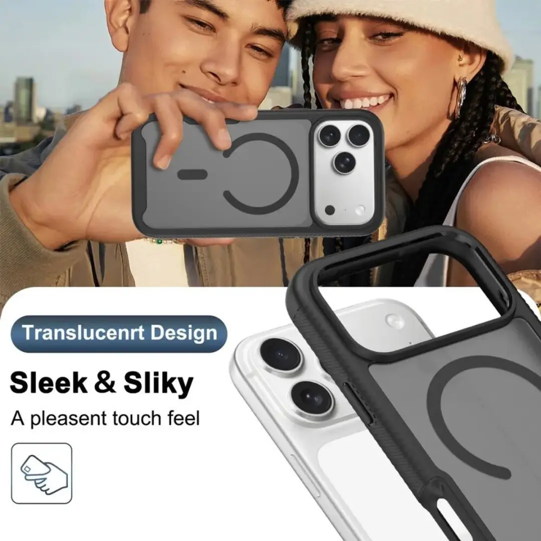 Selected by GSMpunt.nl iPhone 18 Pro Max Hoesje - Matte Zwart - MagSafe - afbeelding 5 van 6