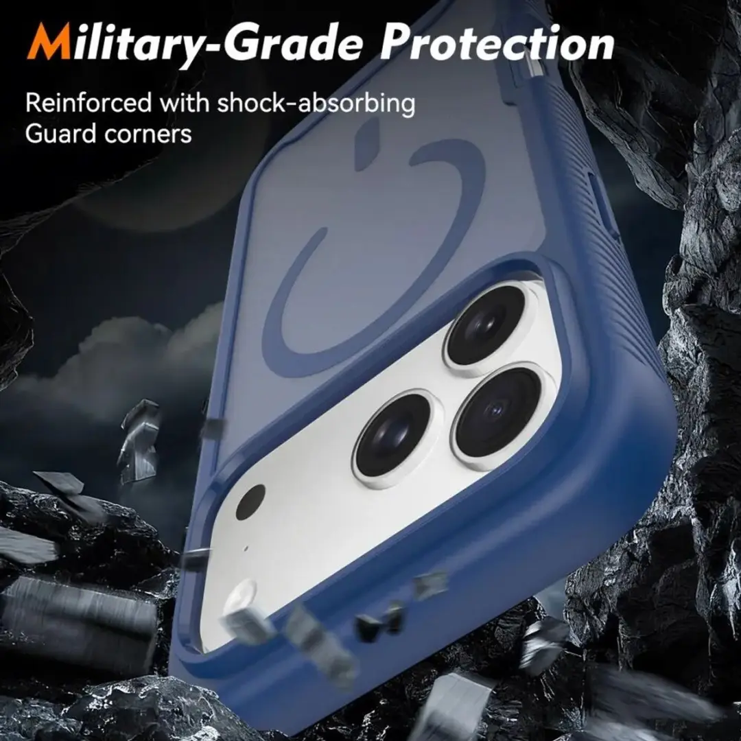 Selected Hoesje iPhone 18 Pro Max Matte Blauw - Full Protect - afbeelding 6 van 6