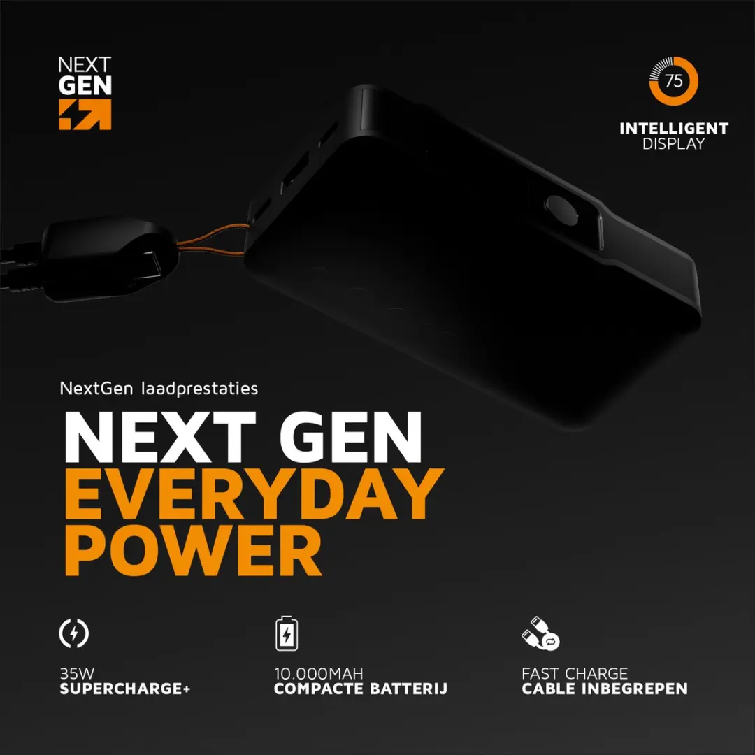 Xtorm NextGen XNG101W35 Powerbank 10.000mAh - 35W - Zwart - afbeelding 5 van 6