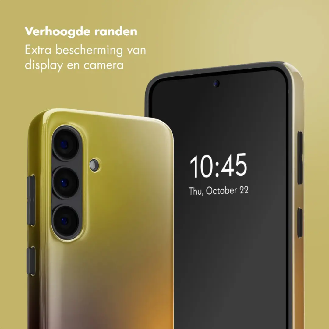 Selencia Hoesje Samsung Galaxy S24 Gradient Olive Dust - afbeelding 5 van 6