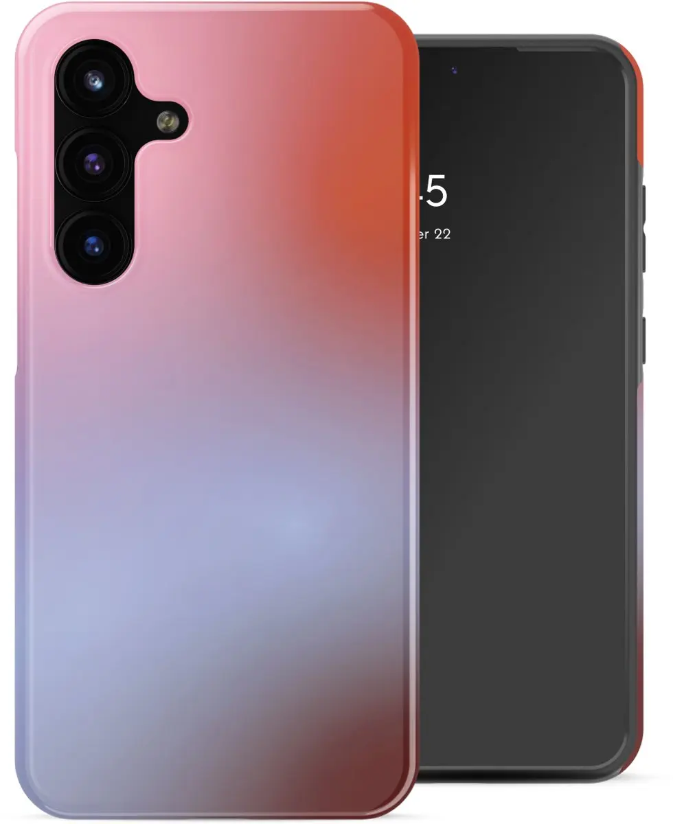 Selencia Hoesje Samsung Galaxy S25 FE Gradient Soft Blush