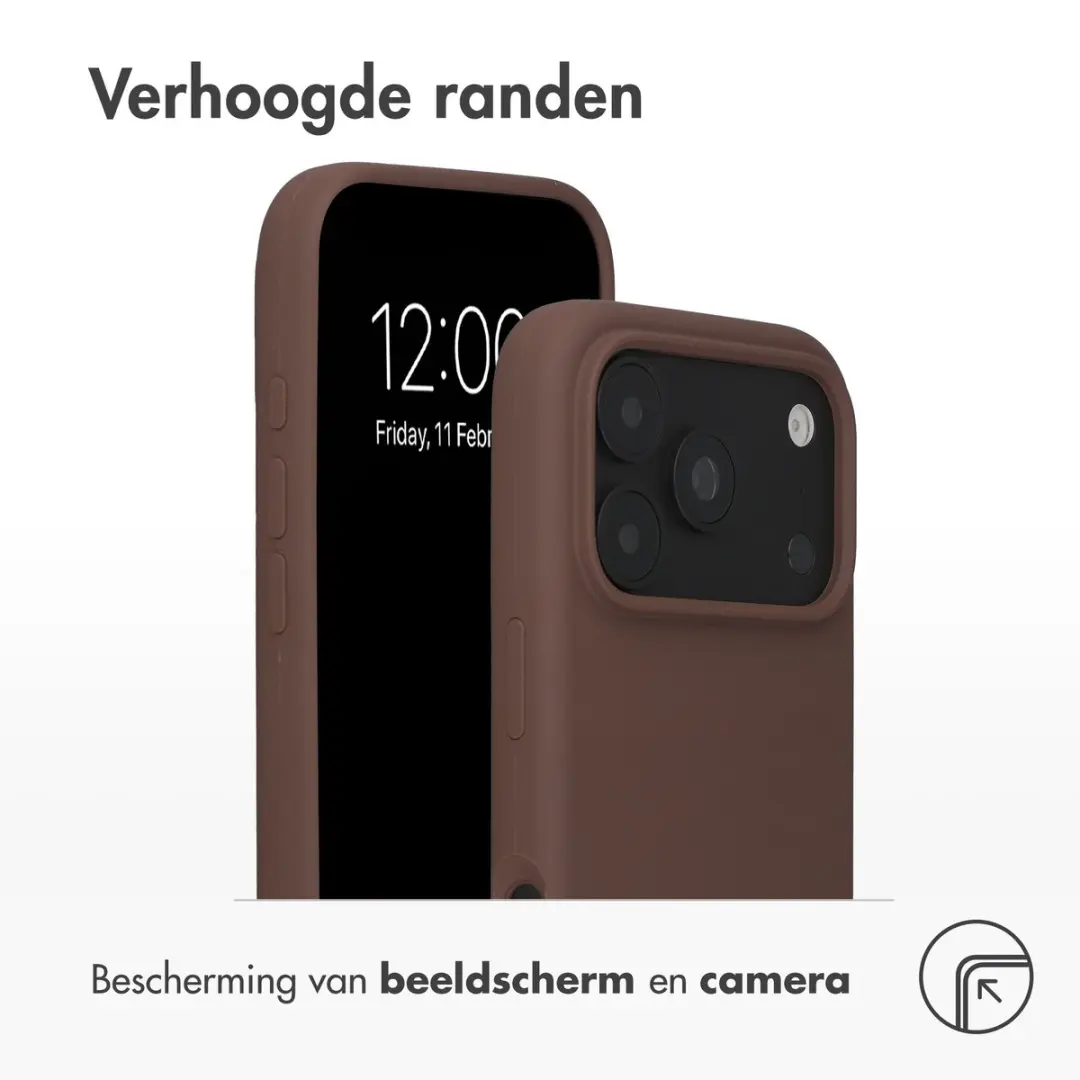 Accezz Hoesje iPhone 18/17 Pro Max - MagSafe - New Tea Brown - afbeelding 6 van 6