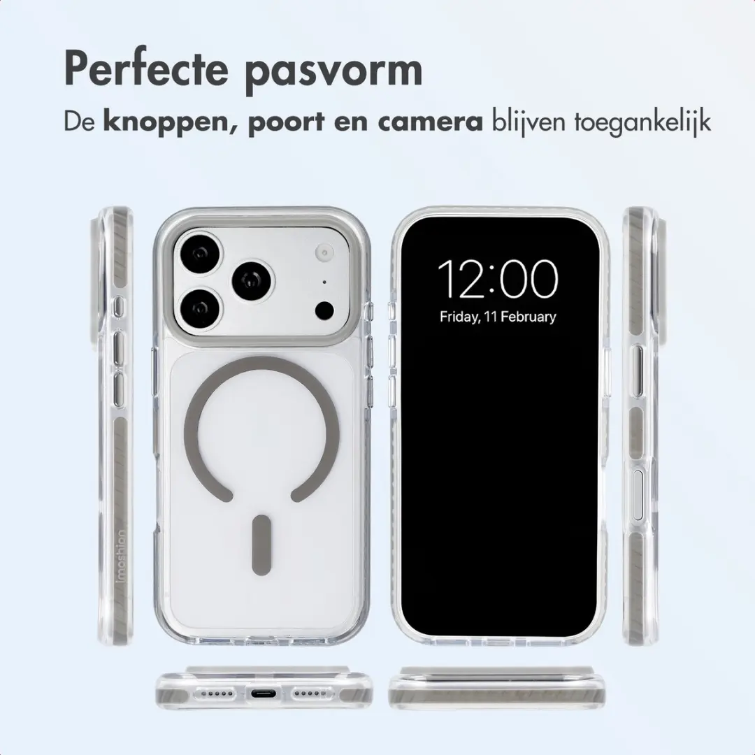 imoshion Hoesje iPhone 18 Pro/17 Pro - MagSafe - Grijs - afbeelding 5 van 6