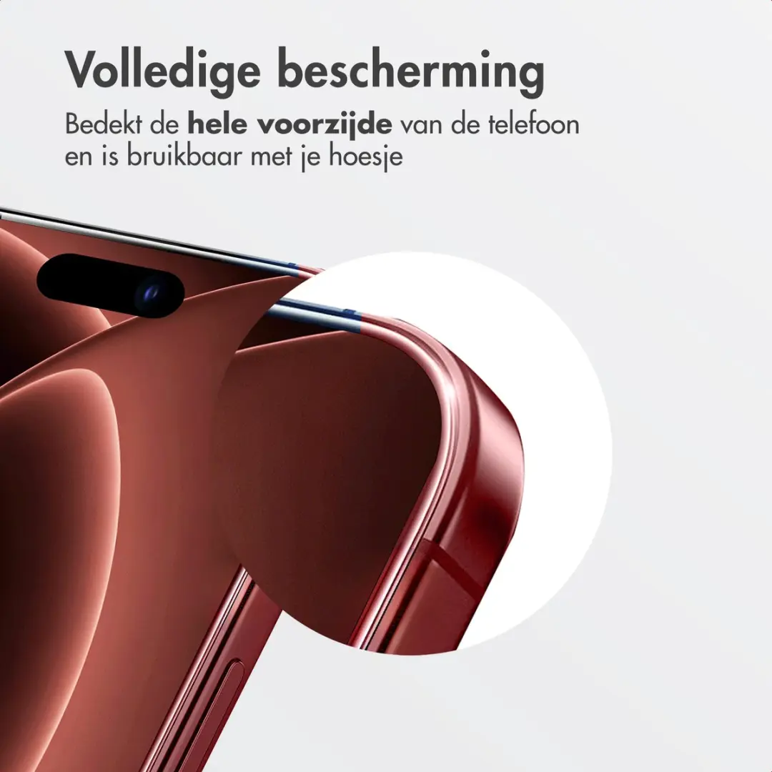 Accezz Screen Protector SH00100485 - iPhone 18/17 Pro Max Glas - afbeelding 5 van 6