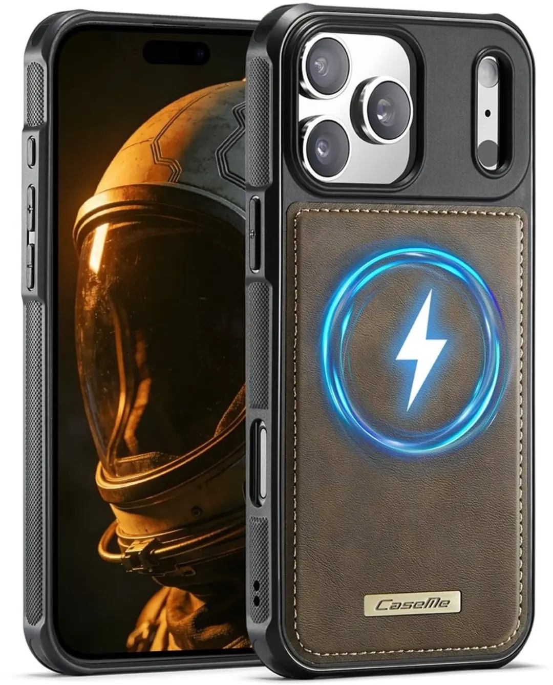 Caseme Geschikt voor iPhone 18 Pro / Geschikt voor iPhone 17 Pro Magnetisch lere