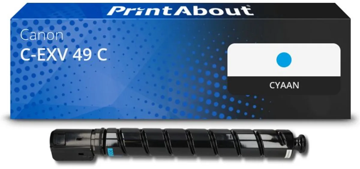 PrintAbout Canon C-EXV 49 C Toner