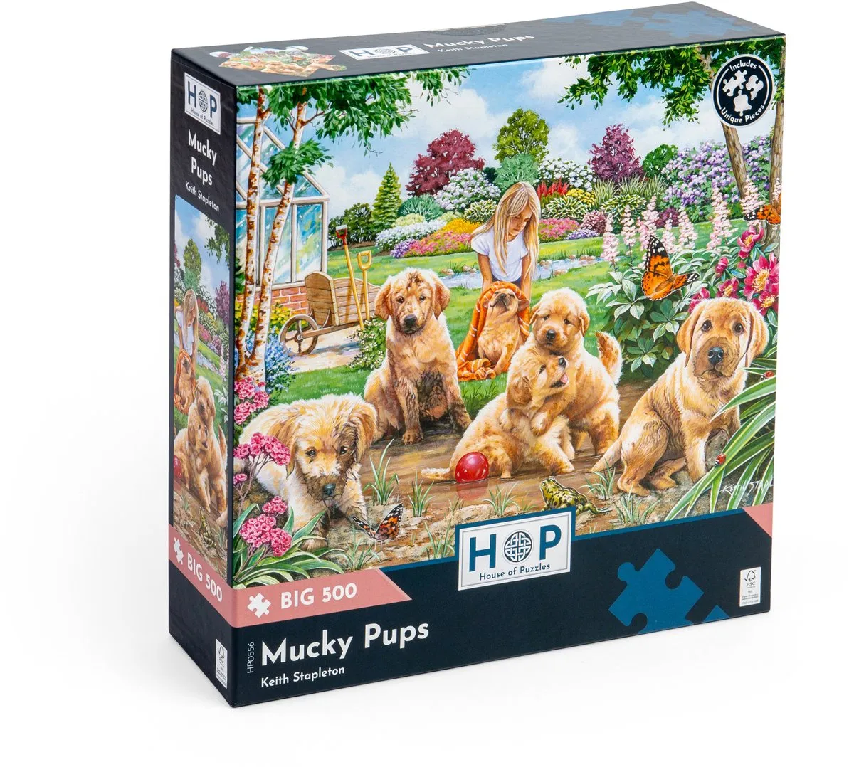 House Of Puzzles Mucky Pups Legpuzzel 500 XL - Multicolor
