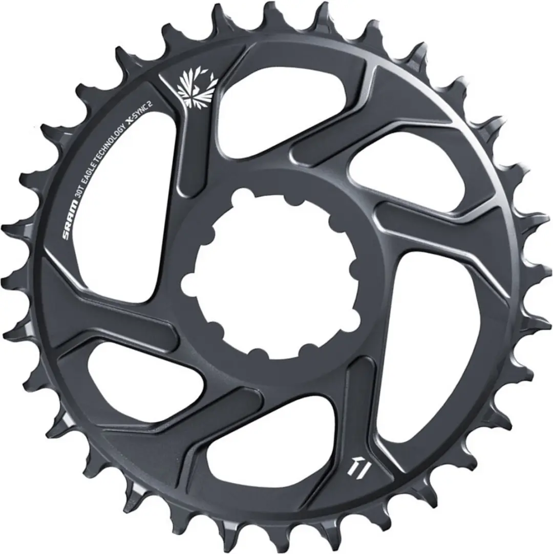 SRAM X-Sync2 Kettingblad 30T - Lunar Grijs - afbeelding 2 van 5