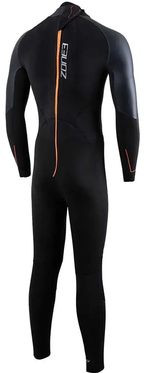 Zone3 Yulex Switch Heren Wetsuit S - Zwart/Oranje - afbeelding 2 van 5