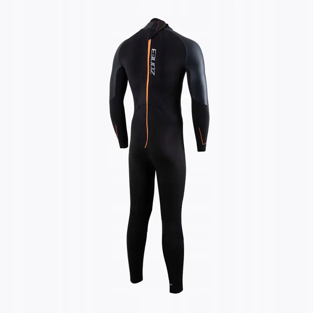 Zone3 Yulex Switch Heren Wetsuit S - Zwart/Oranje - afbeelding 3 van 5