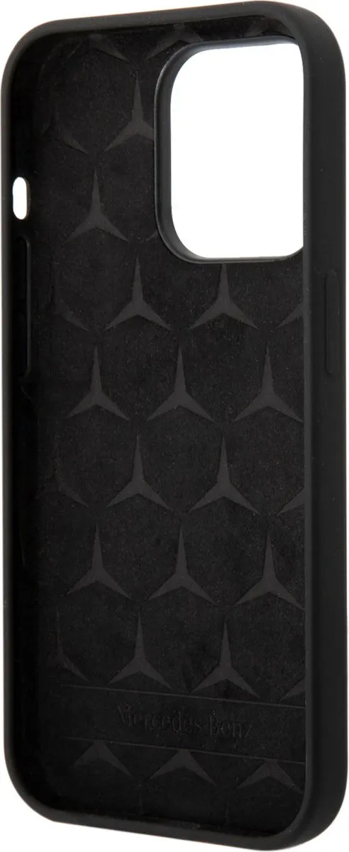 Mercedes-Benz Silicone Telefoonhoesje iPhone 14 Pro - Zwart