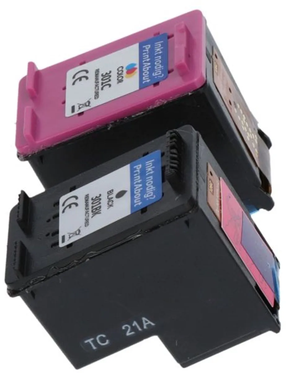 PrintAbout HP 301 N9J72AE Voordeelbundel - 4 Cartridges