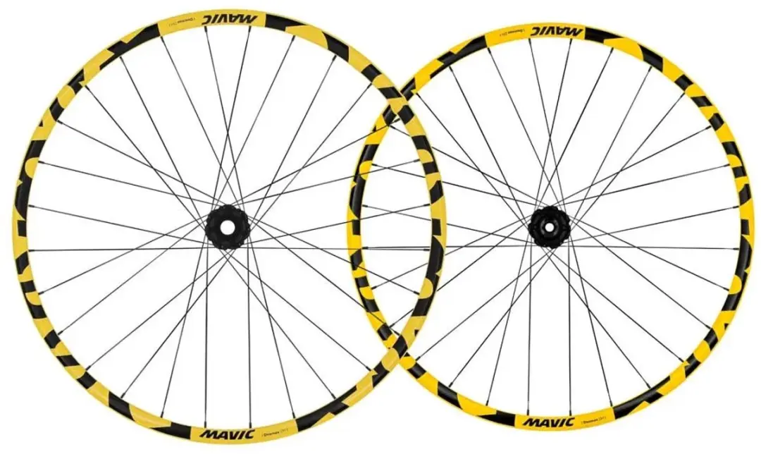 Mavic Deemax DH INTMLT HG Wielen 20 Inch - Geel - afbeelding 2 van 2