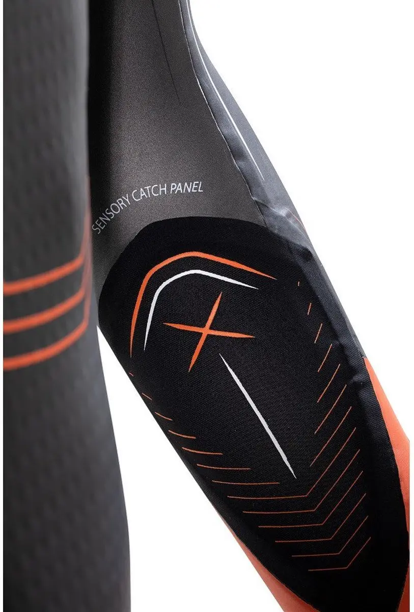 Zone3 Vanquish-X 5mm Triathlon Wetsuit - Heren L - Zwart/Oranje - afbeelding 5 van 6