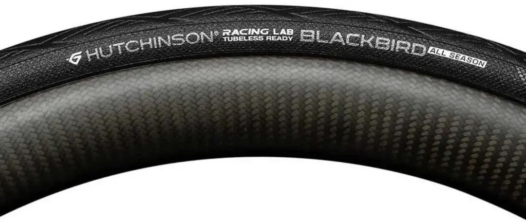 Hutchinson Blackbird All Season Aramid ProTech Racefietsband 700x26 - Zwart - afbeelding 5 van 6