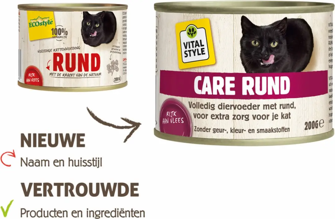 ECOstyle Vitaalvlees Rund 200g - 6 Stuks