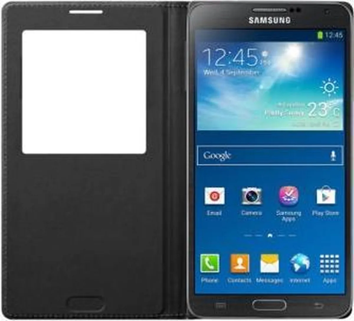 Samsung S View Cover Galaxy Note3 - Zwart