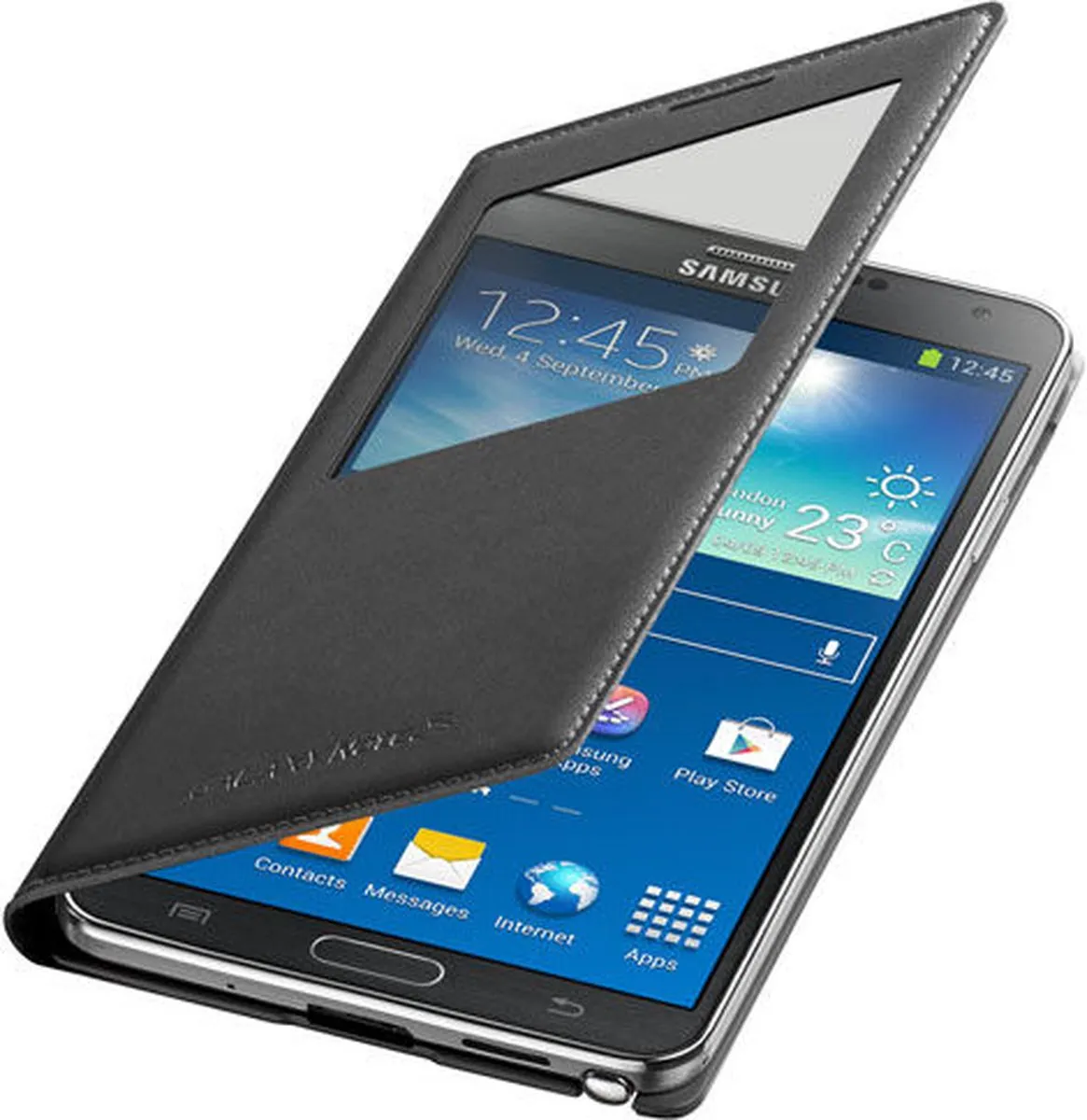 Samsung S View Cover Galaxy Note3 - Zwart