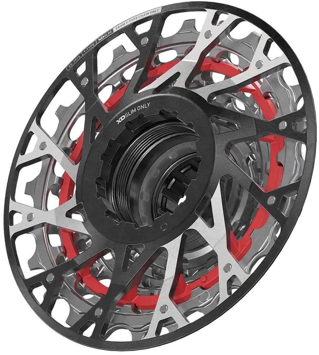 SRAM XX DH XS-797 T-Type Cassette 7-speed - Zilver - afbeelding 2 van 5
