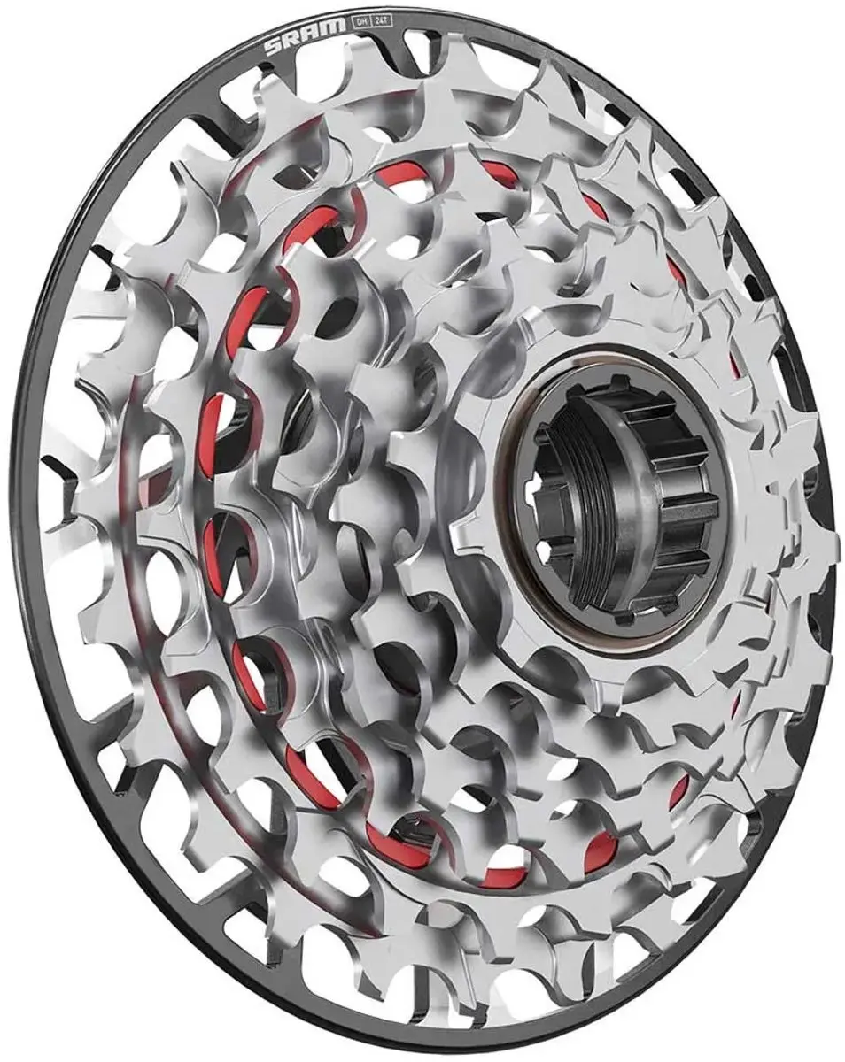 SRAM XX DH XS-797 T-Type Cassette 7-speed - Zilver - afbeelding 5 van 5