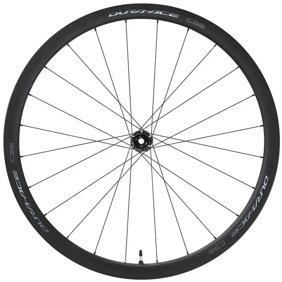 Shimano Dura Ace R9270 C36 Cl Disc Carbon Tubeless Voorwiel - 12x100mm - Zwart - afbeelding 2 van 2