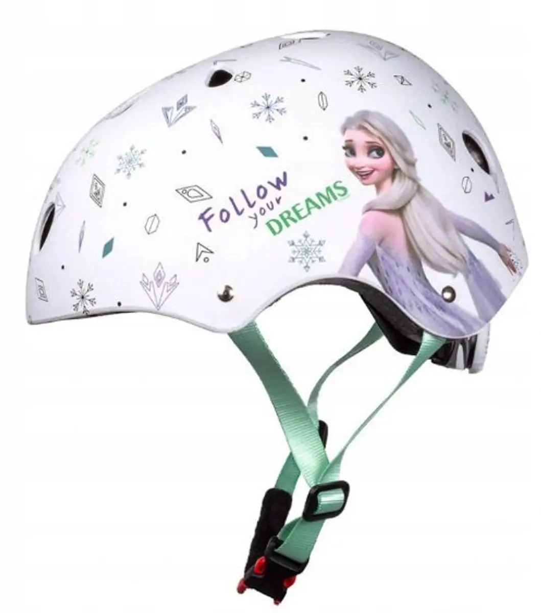 Disney Frozen II Fietshelm - 54-58 cm - Wit - afbeelding 5 van 6