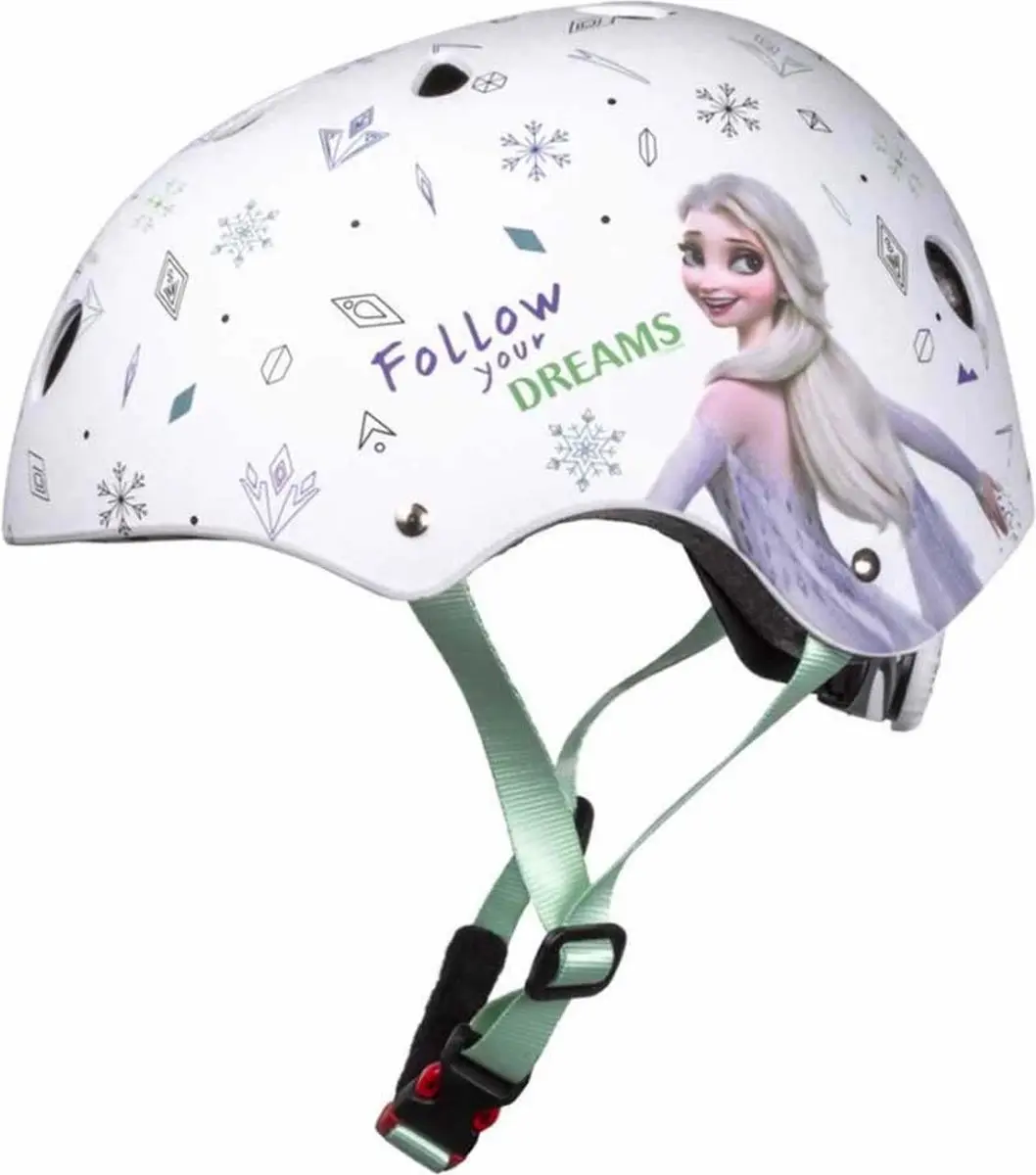 Disney Frozen II Fietshelm - 54-58 cm - Wit - afbeelding 4 van 6