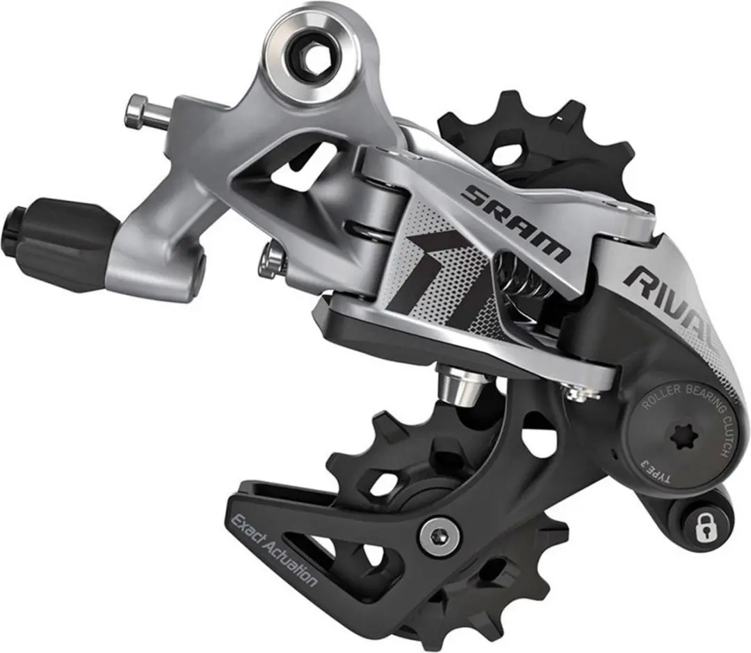 SRAM Rival1 Type 3.0 Achterderailleur 11-speed - Zilver - afbeelding 3 van 4
