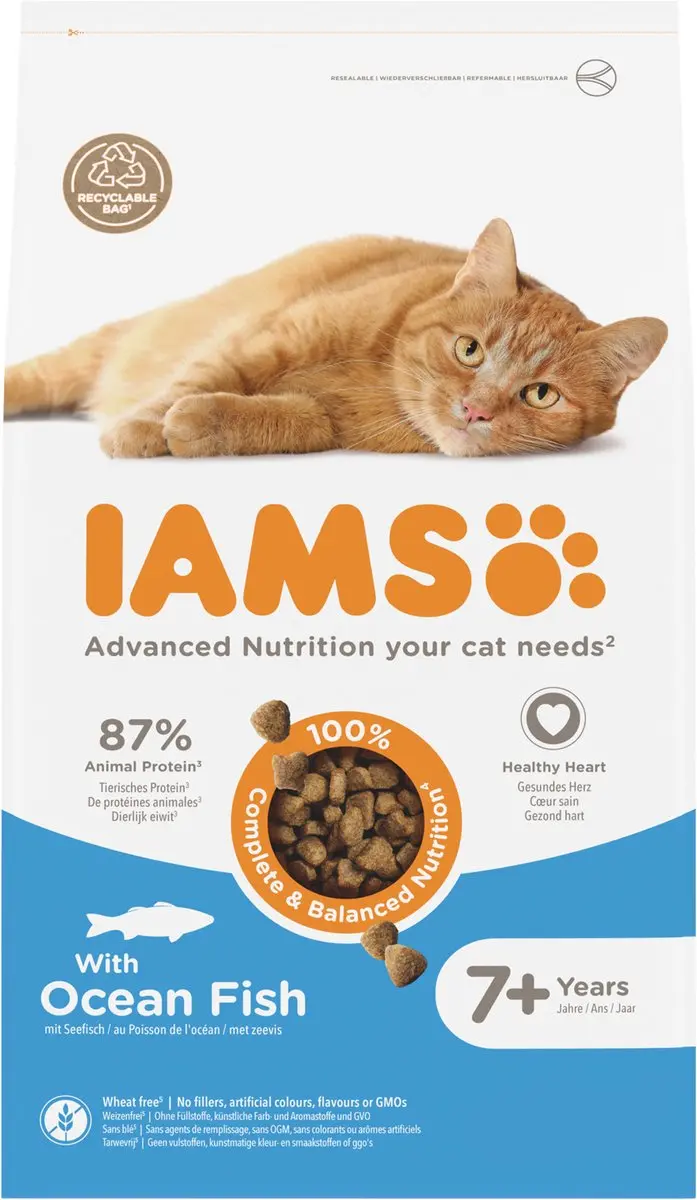 Iams Cat Senior Zeevis - 3kg