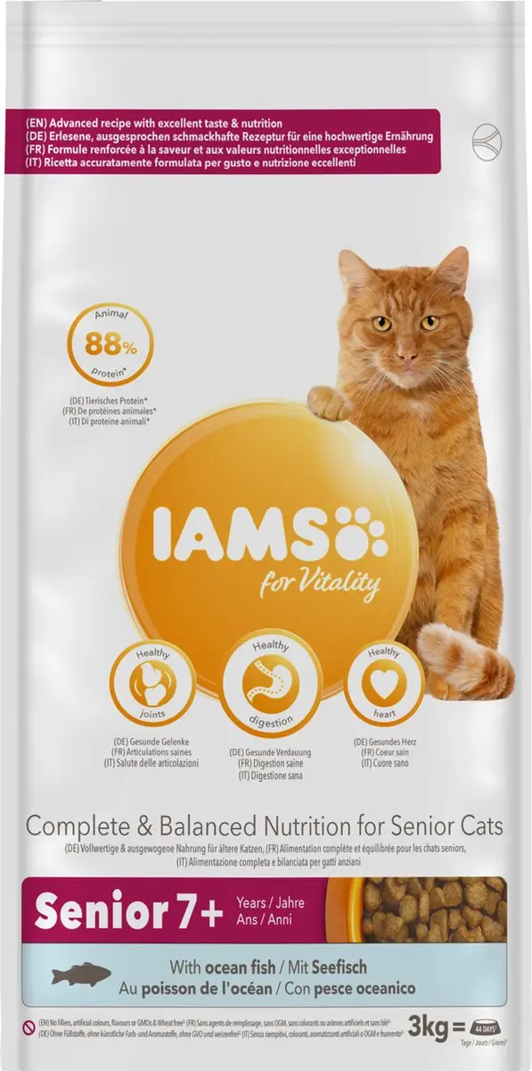 Iams Cat Senior Zeevis