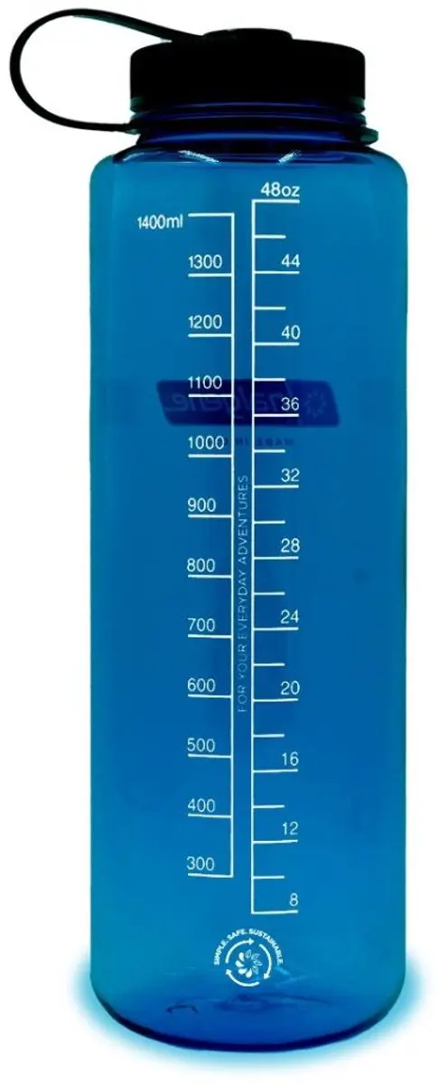 Nalgene Wide Mouth Fles 1500ml - BPA-vrij - Blauw - afbeelding 5 van 6