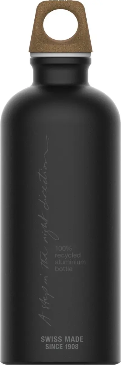 Sigg Traveller MyPlanet Direction Plain 0.6L Drinkfles - Zwart - afbeelding 3 van 6