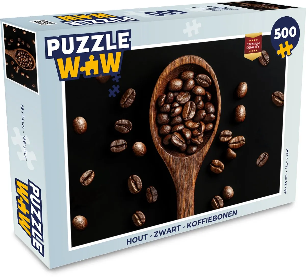 PuzzleWow Houten Legpuzzel 500 Stuks