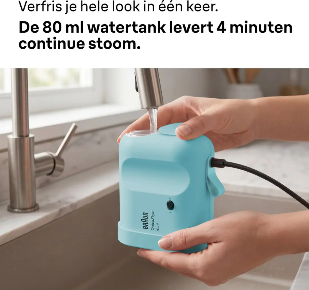 Braun QuickStyle mini GS1051GR Handstomer - Groen - afbeelding 4 van 6