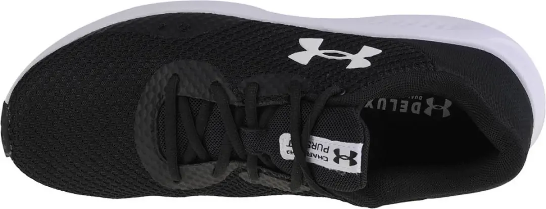 Under Armour UA Charged Pursuit 3 Heren Sportschoenen 42.5 - Zwart - afbeelding 6 van 6