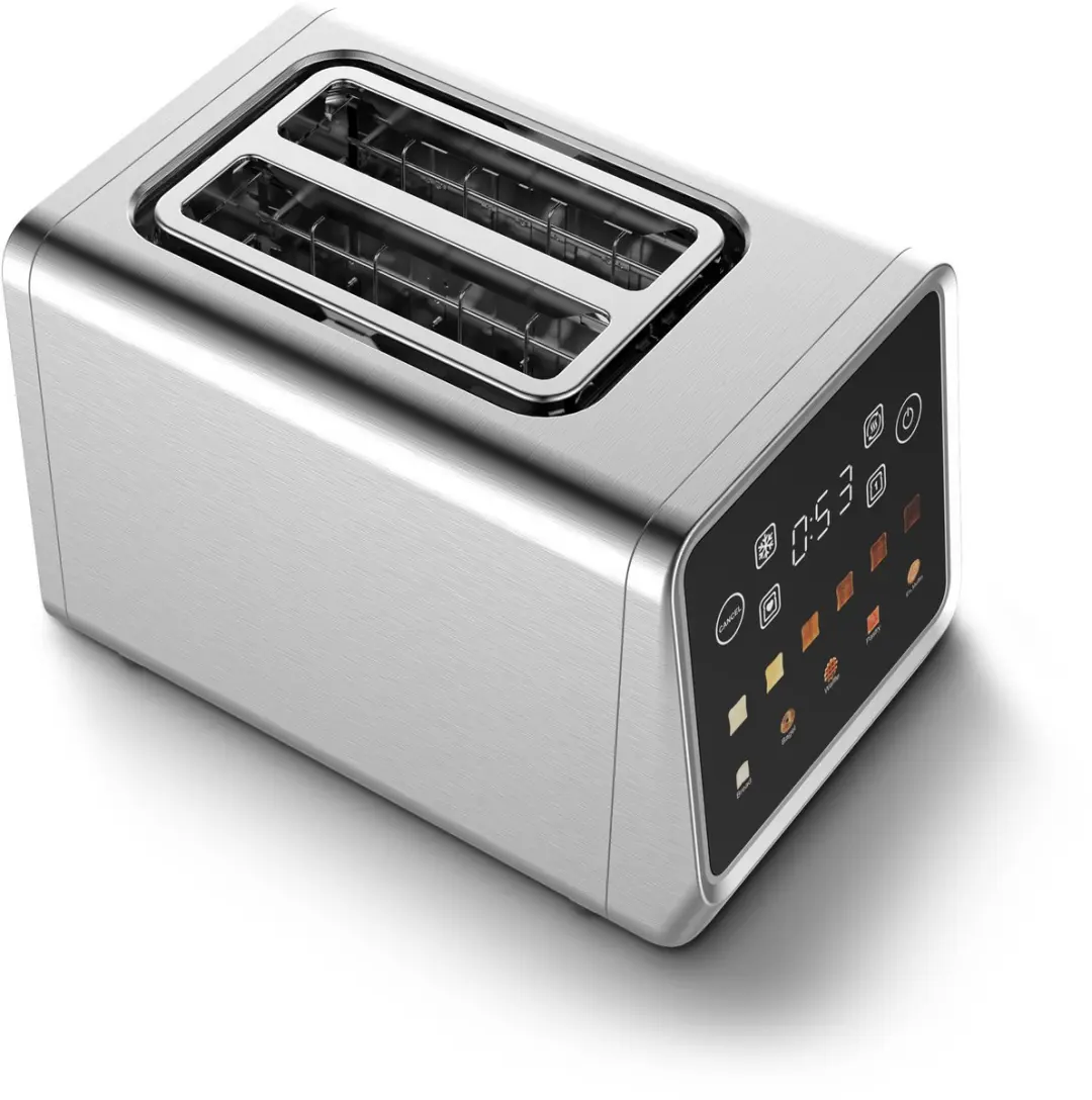 SEEGER SGR1200RVS Broodrooster - 2 Sleuven - 900W - Roestvrijstaal