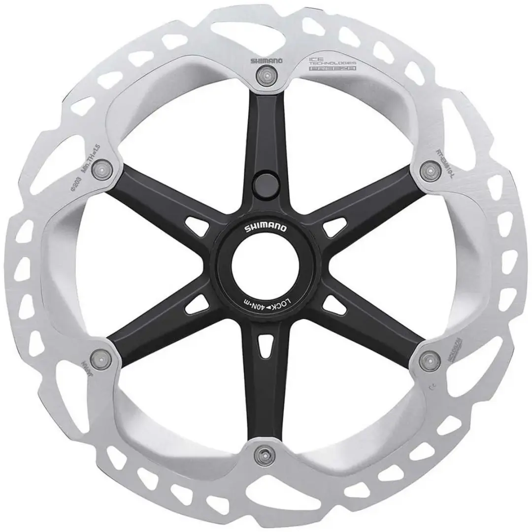 Shimano RT-EM810 Remschijf 180mm Center-Lock - Zilver/Zwart - afbeelding 2 van 2
