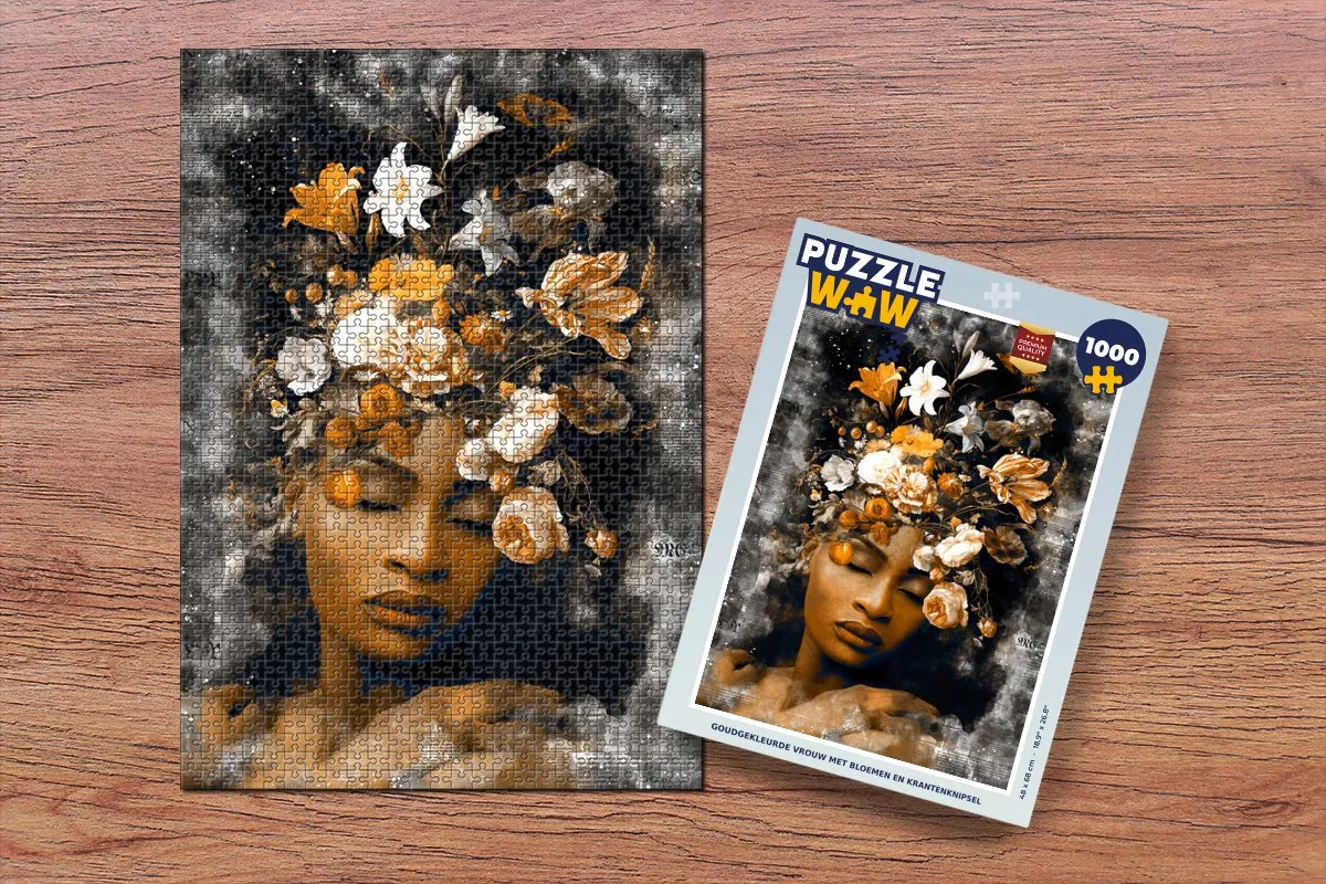 PuzzleWow Bloemen Legpuzzel 1000 Stuks - Multicolor