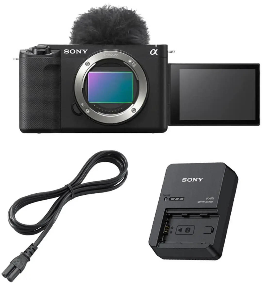 SONY ZV-E1 + BC-QZ1 Ladegerät