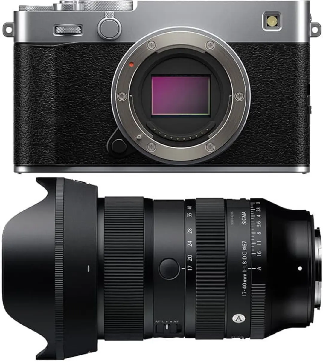 FUJIFILM X-E5 Silber + SIGMA 17-40mm f/1.8