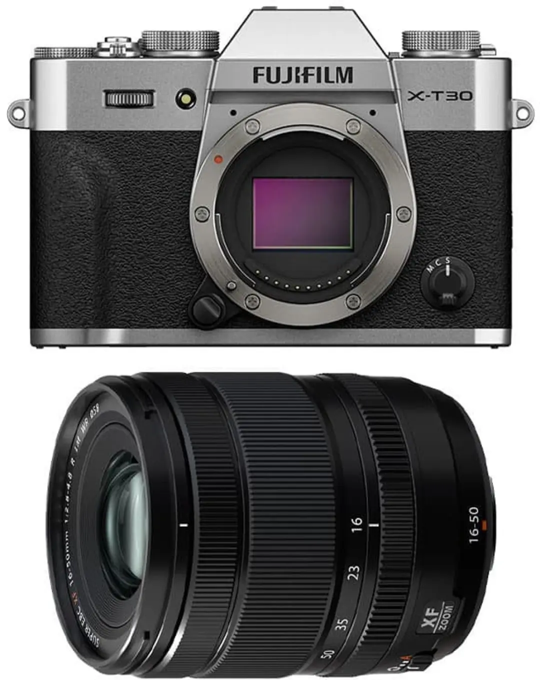 FUJIFILM X-T30 III SILVER + XF 16-50mm f/2.8-4.8 R LM WR Objektiv