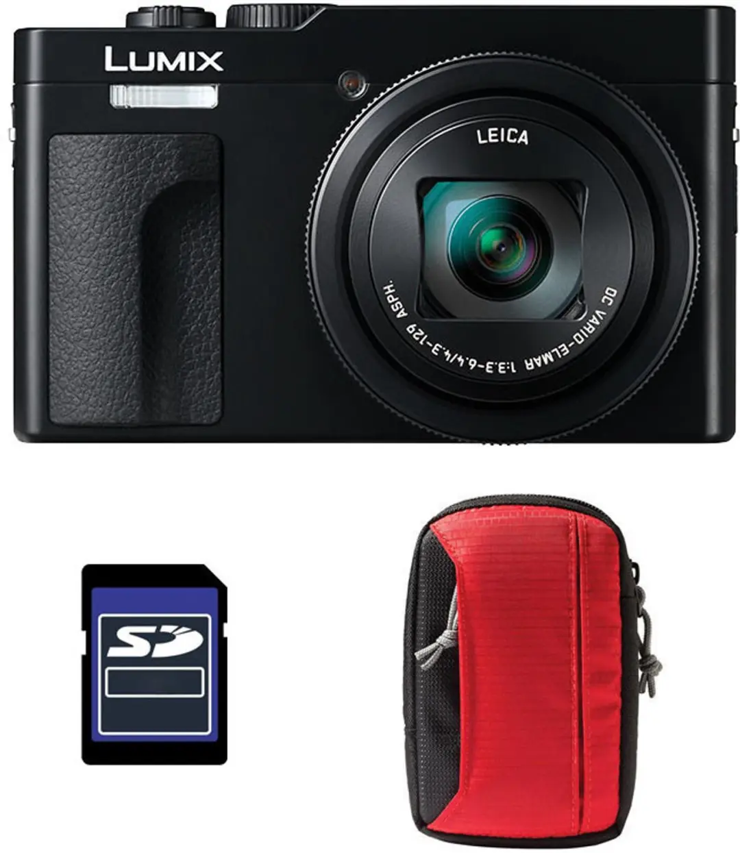PANASONIC Lumix TZ99 Noir + Sac + Carte SD 16 Go
